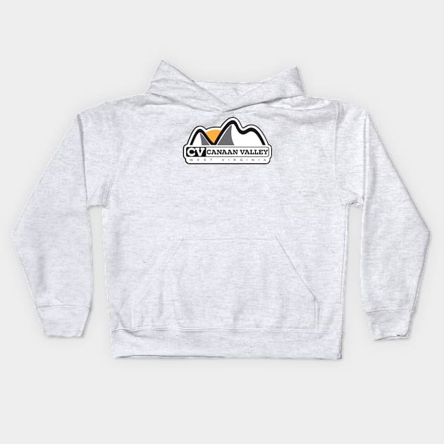 CV - Canaan Valley West Virginia Kids Hoodie by WearInTheWorld